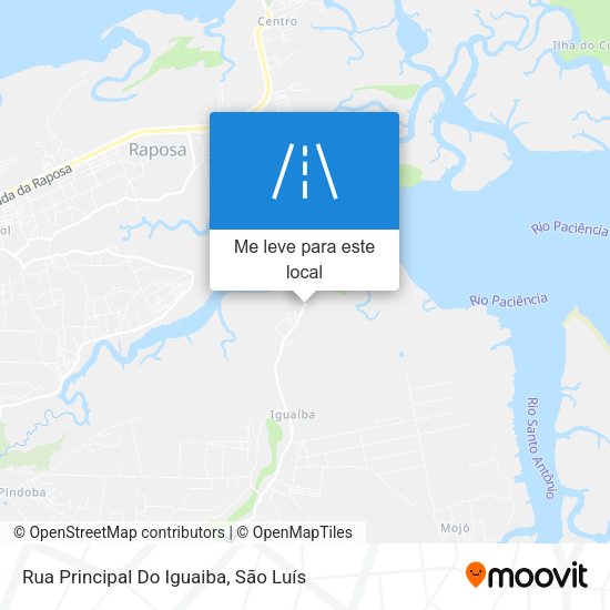 Rua Principal Do Iguaiba mapa