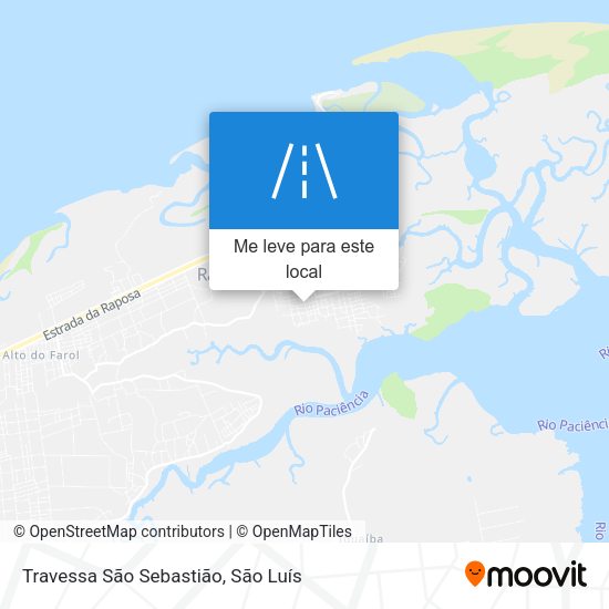 Travessa São Sebastião mapa