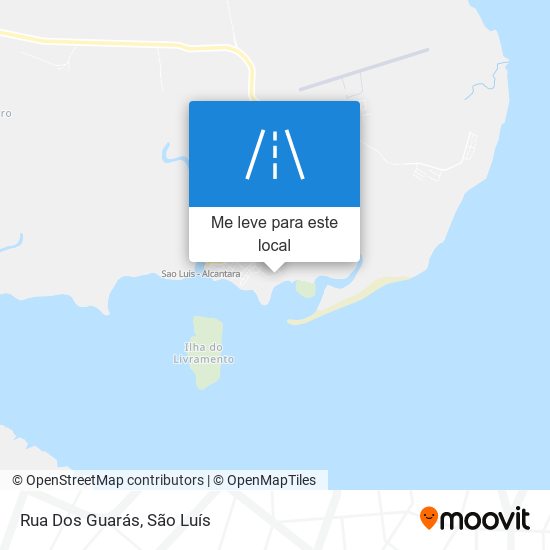 Rua Dos Guarás mapa