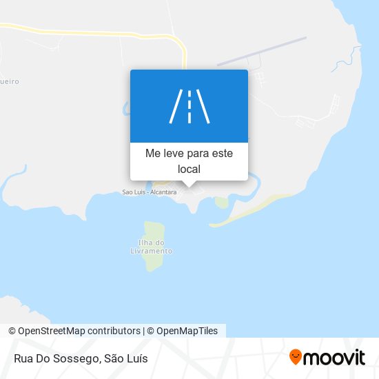 Rua Do Sossego mapa