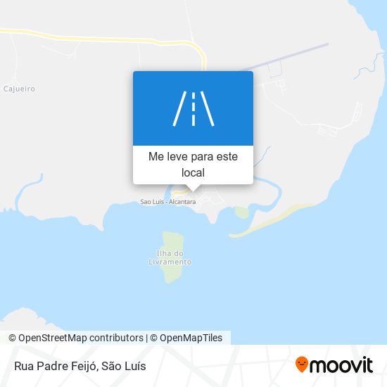 Rua Padre Feijó mapa