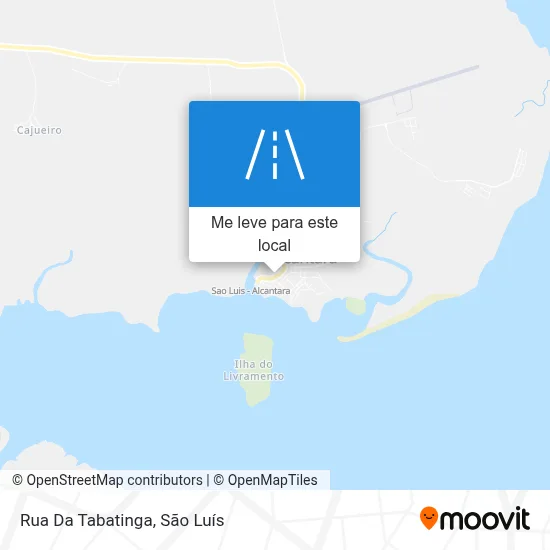 Rua Da Tabatinga mapa