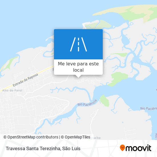 Travessa Santa Terezinha mapa