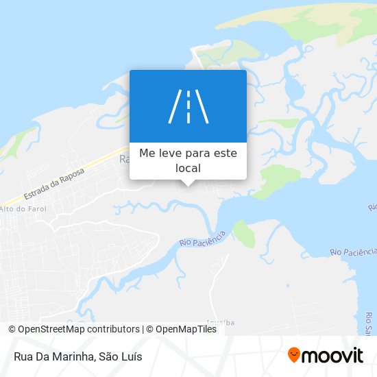 Rua Da Marinha mapa