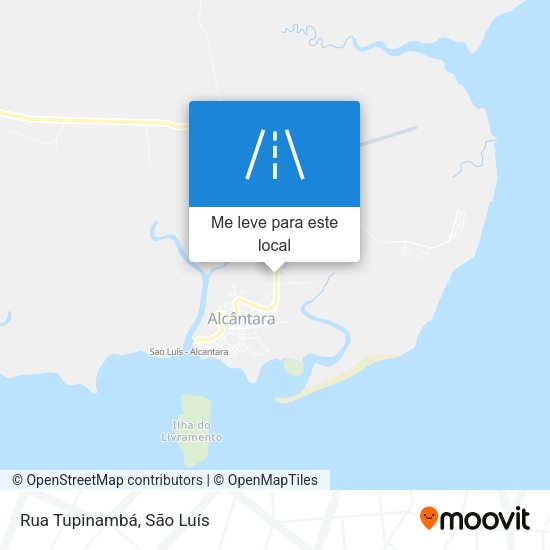 Rua Tupinambá mapa
