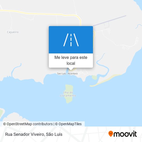 Rua Senador Viveiro mapa