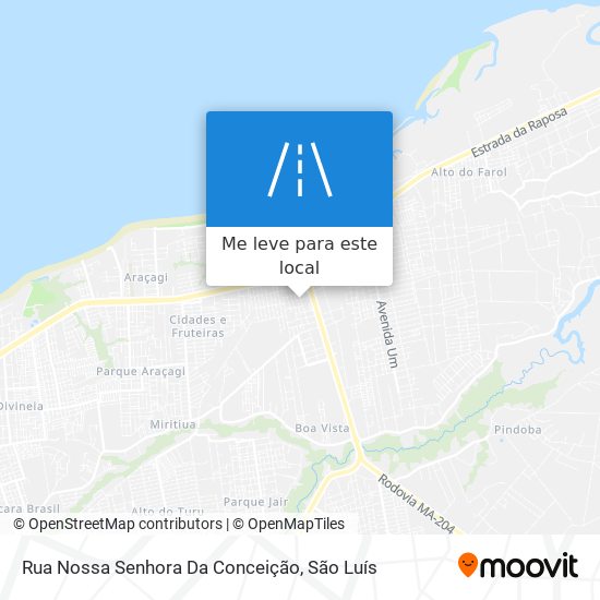 Rua Nossa Senhora Da Conceição mapa