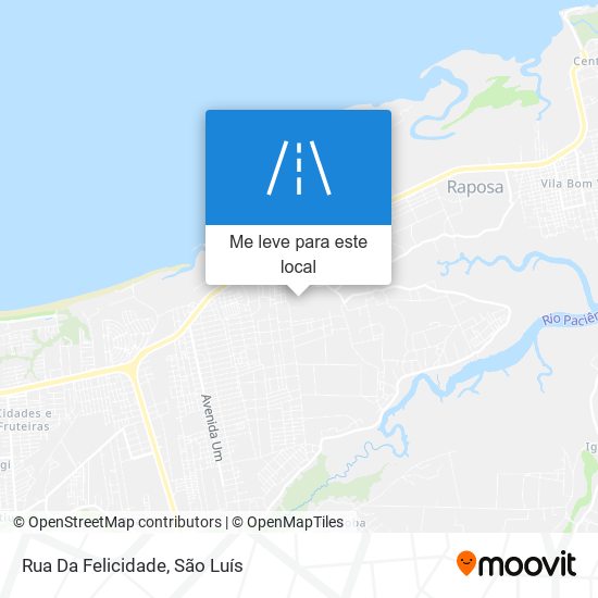 Rua Da Felicidade mapa