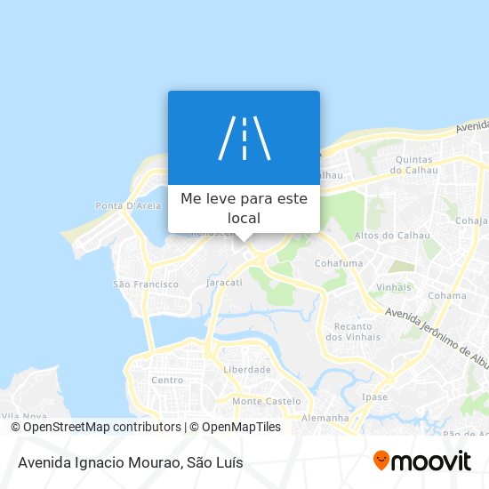 Avenida Ignacio Mourao mapa