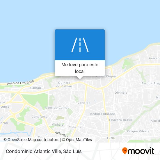 Condomínio Atlantic Ville mapa