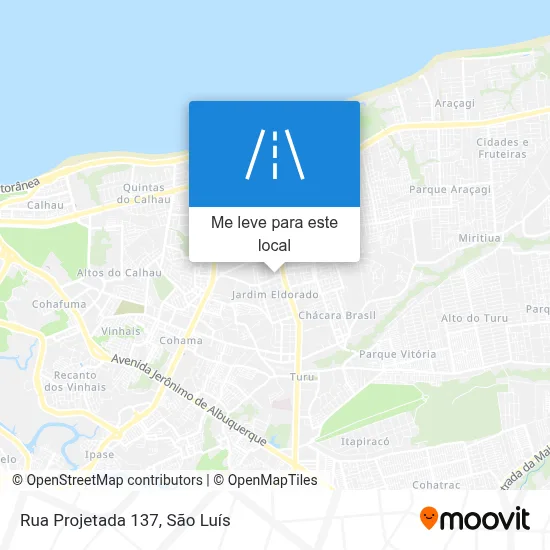 Rua Projetada 137 mapa