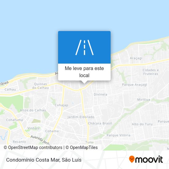 Condomínio Costa Mar mapa