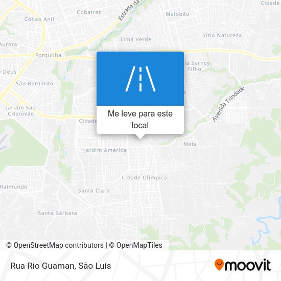 Rua Rio Guaman mapa
