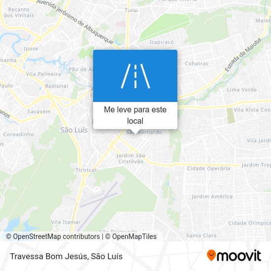 Travessa Bom Jesús mapa