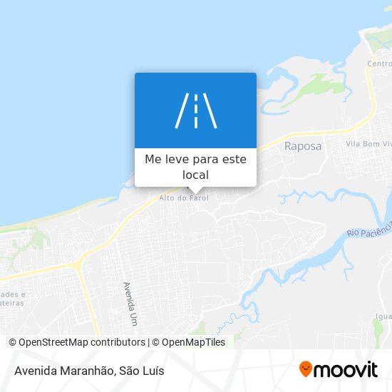 Avenida Maranhão mapa