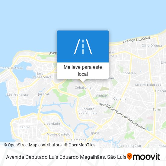 Avenida Deputado Luís Eduardo Magalhães mapa