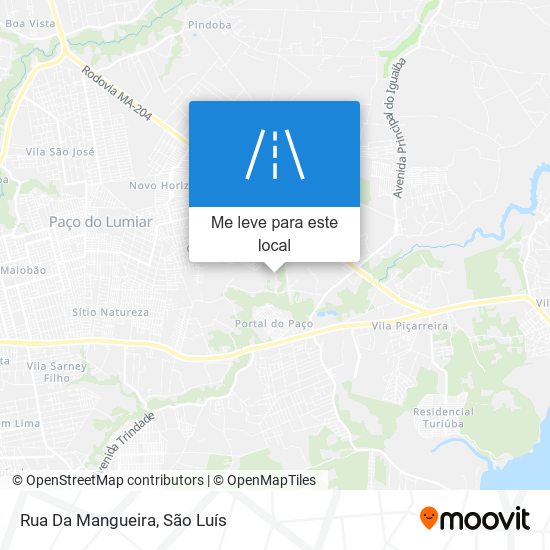 Rua Da Mangueira mapa