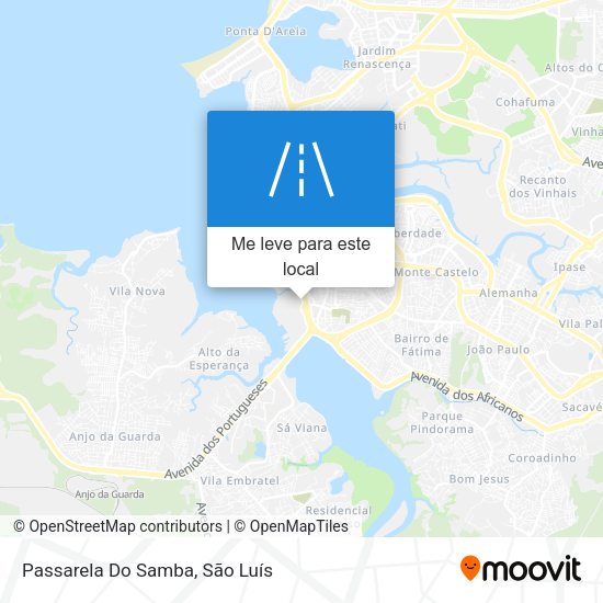 Passarela Do Samba mapa