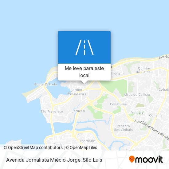 Avenida Jornalista Miécio Jorge mapa