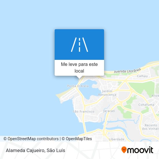 Alameda Cajueiro mapa