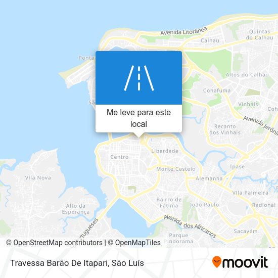 Travessa Barão De Itapari mapa