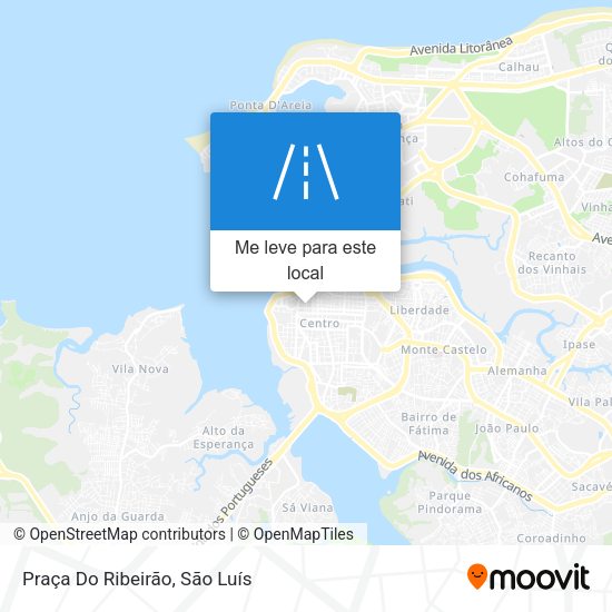 Praça Do Ribeirão mapa