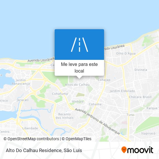 Alto Do Calhau Residence mapa