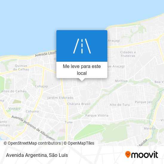 Avenida Argentina mapa