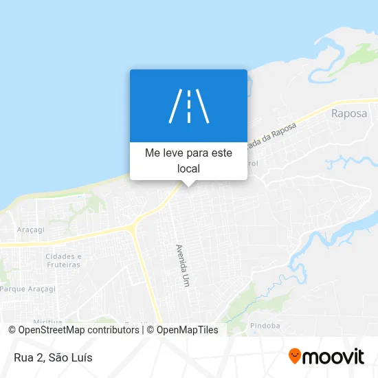 Rua 2 mapa