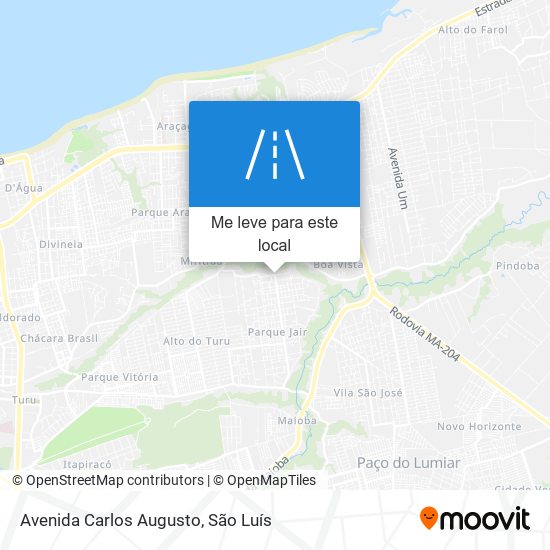 Avenida Carlos Augusto mapa