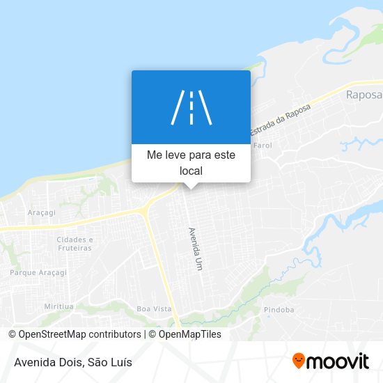 Avenida Dois mapa