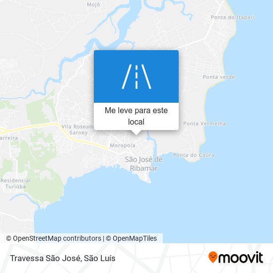 Travessa São José mapa