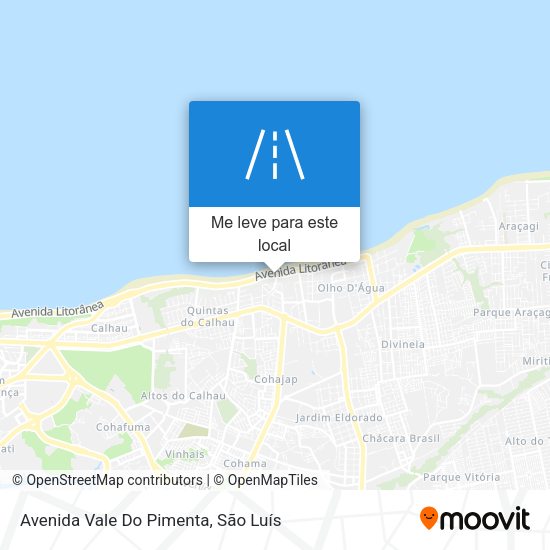 Avenida Vale Do Pimenta mapa