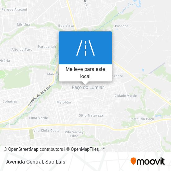 Avenida Central mapa