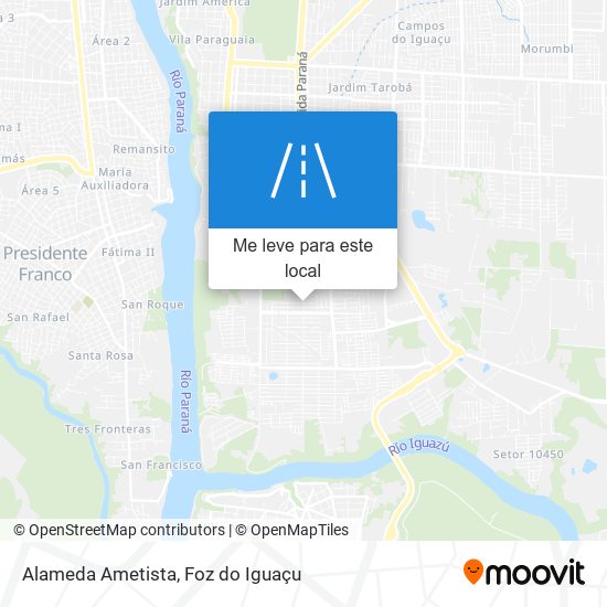 Alameda Ametista mapa