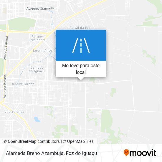 Alameda Breno Azambuja mapa