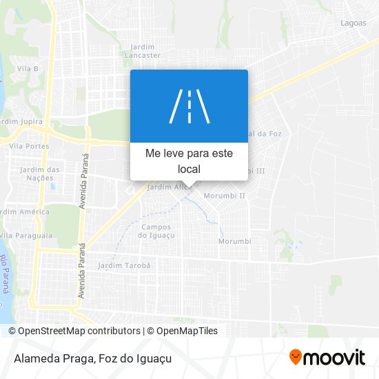 Alameda Praga mapa