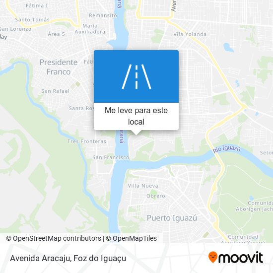 Avenida Aracaju mapa