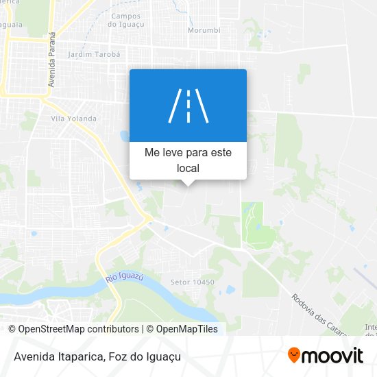 Avenida Itaparica mapa