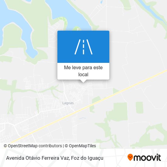 Avenida Otávio Ferreira Vaz mapa