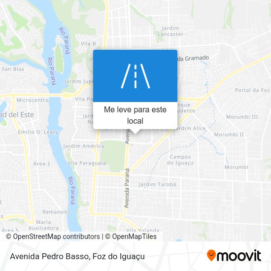 Avenida Pedro Basso mapa