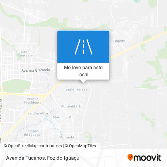 Avenida Tucanos mapa