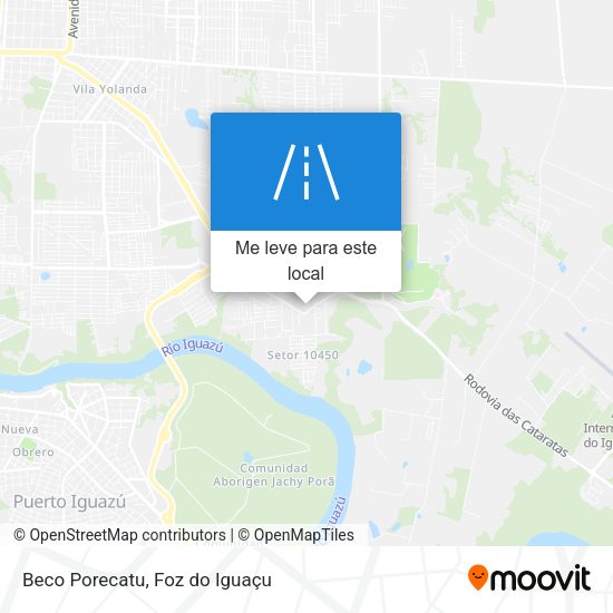 Beco Porecatu mapa