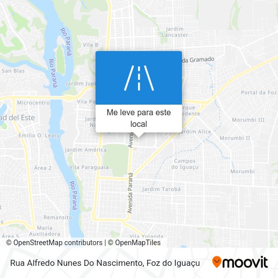 Rua Alfredo Nunes Do Nascimento mapa