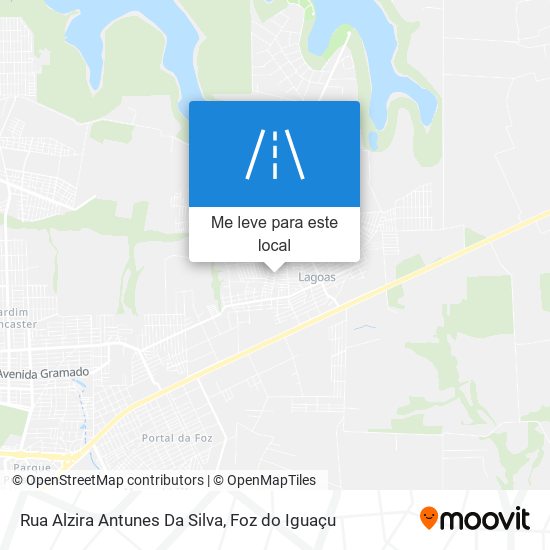 Rua Alzira Antunes Da Silva mapa