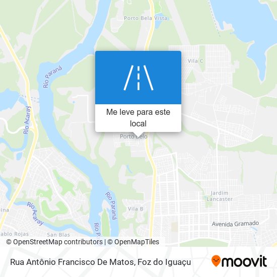 Rua Antônio Francisco De Matos mapa