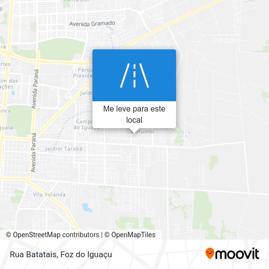Rua Batatais mapa