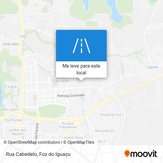 Rua Cabedelo mapa