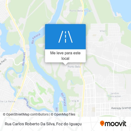 Rua Carlos Roberto Da Silva mapa