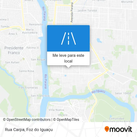 Rua Carpa mapa